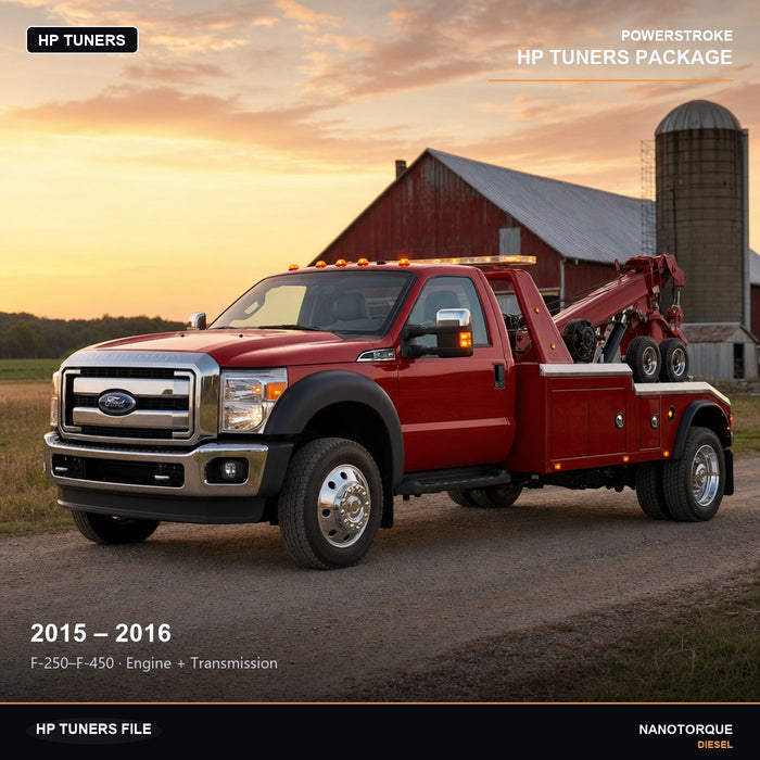 2015 – 2016 F250-F450 Tuning Package (HPTUNERS) — Nano Torque Diesel