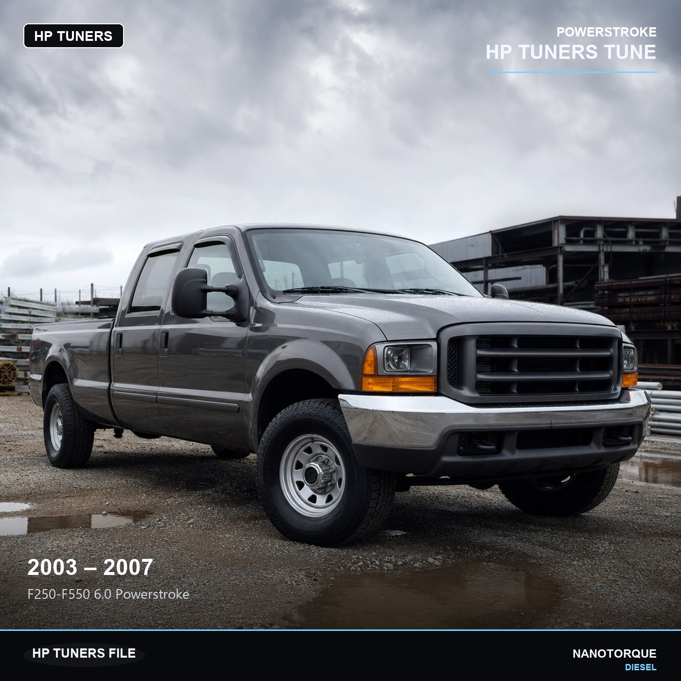 2003-2007 F250-F550 6.0 Powerstroke Custom Tune (HP Tuners File-by-Email) — Nano Torque Diesel