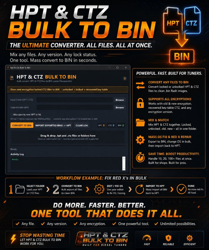 HPT & CTZ Bulk to BIN — Nano Torque Diesel