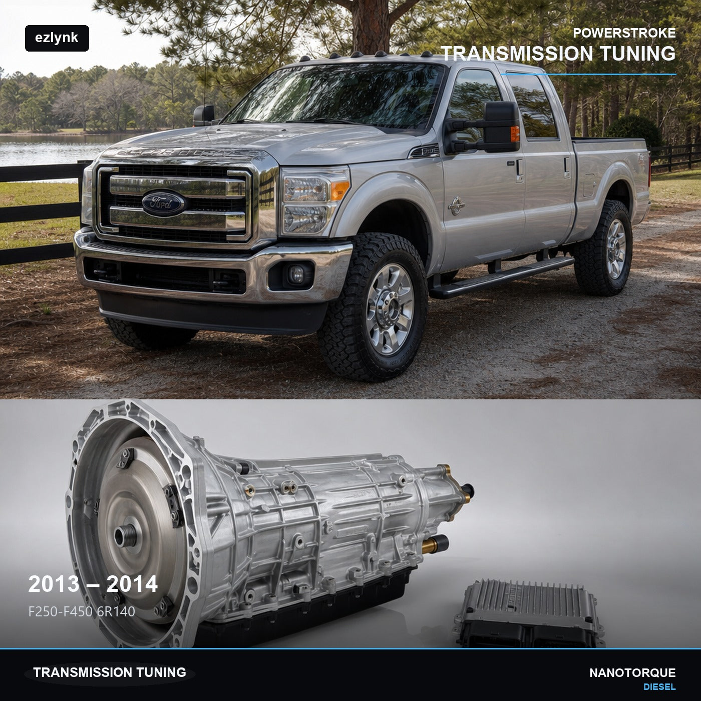 2013-2014 F250-F450 6R140 Transmission Tuning (ezlynk) — Nano Torque Diesel