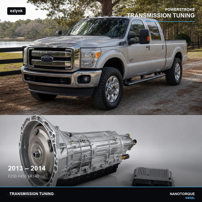 2013-2014 F250-F450 6R140 Transmission Tuning (ezlynk) — Nano Torque Diesel